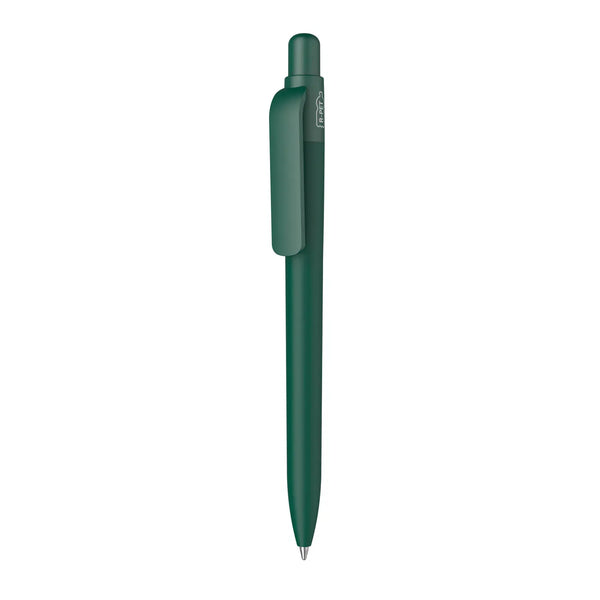 Penna made in Italy - RPET - gommata verde scuro - personalizzabile con logo