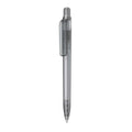 Penna made in Italy - RPET - trasparente grigio - personalizzabile con logo