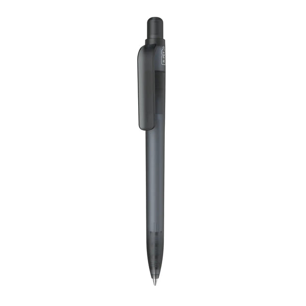 Penna made in Italy - RPET - trasparente nero - personalizzabile con logo