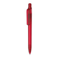 Penna made in Italy - RPET - trasparente rosso - personalizzabile con logo