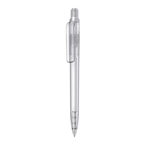 Penna made in Italy - RPET - trasparente trasparente - personalizzabile con logo