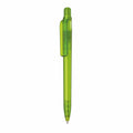 Penna made in Italy - RPET - trasparente verde calce - personalizzabile con logo