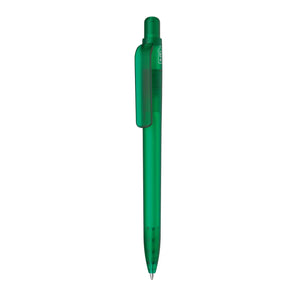 Penna made in Italy - RPET - trasparente verde - personalizzabile con logo