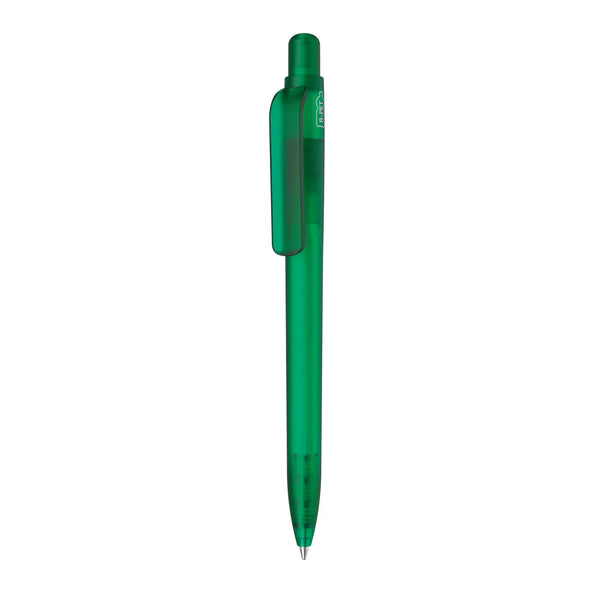 Penna made in Italy - RPET - trasparente verde - personalizzabile con logo