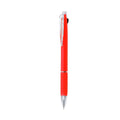 Penna Multicolore Lecon rosso - personalizzabile con logo