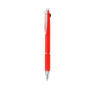 Penna Multicolore Lecon rosso - personalizzabile con logo