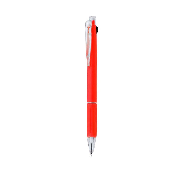 Penna Multicolore Lecon rosso - personalizzabile con logo