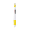 Penna Multicolore Reggan giallo - personalizzabile con logo