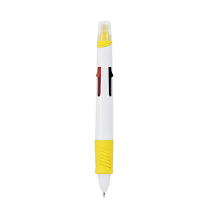 Penna Multicolore Reggan giallo - personalizzabile con logo