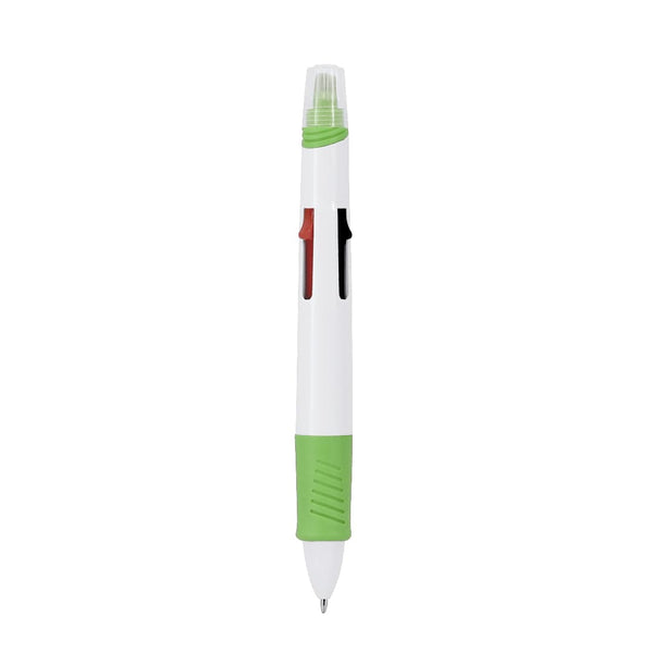 Penna Multicolore Reggan verde - personalizzabile con logo