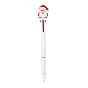 Penna Multicolore Trismas papai noel - personalizzabile con logo