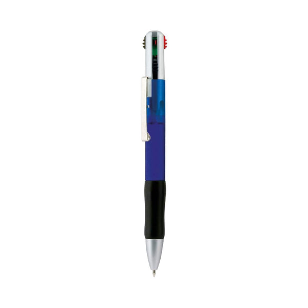 Penna Multifour blu - personalizzabile con logo