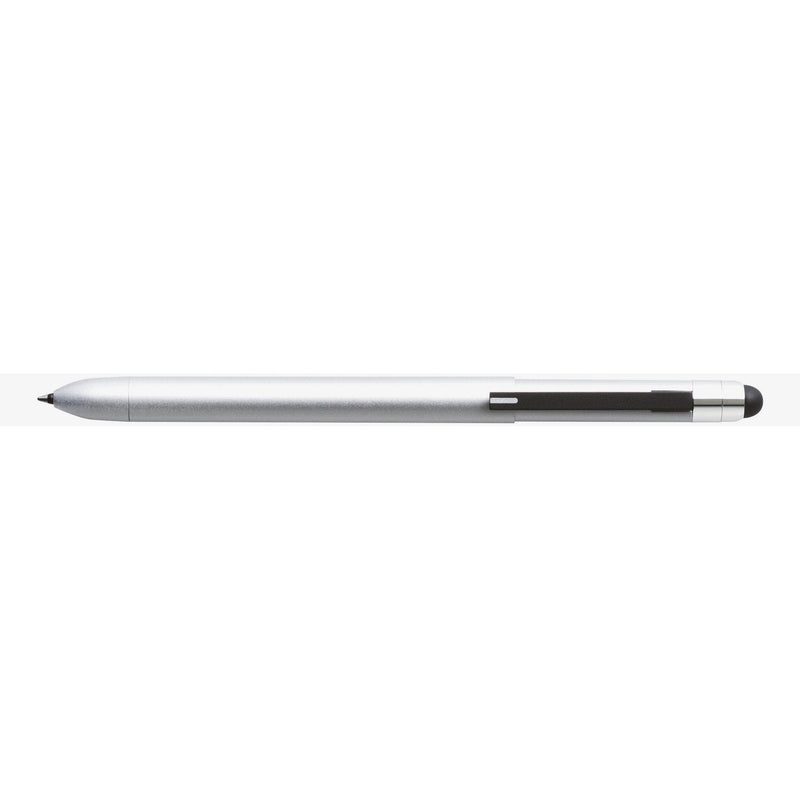 Penna multifunzione multi inchiostrio Argento - personalizzabile con logo