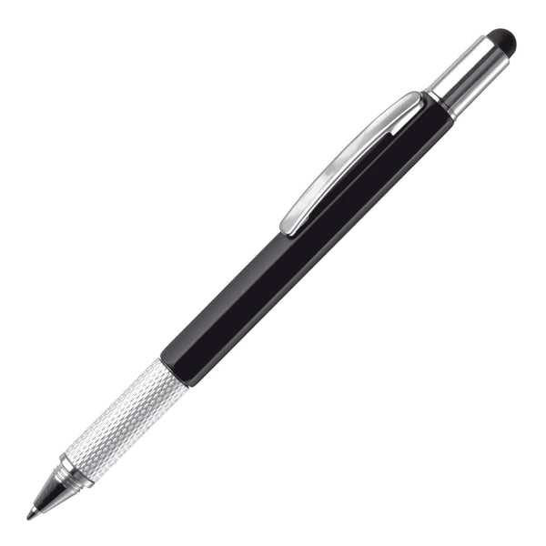 Penna multiuso tutto in 1 Nero - personalizzabile con logo