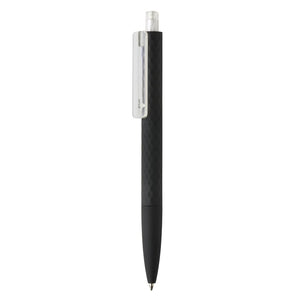 Penna nera X3 smooth touch - personalizzabile con logo