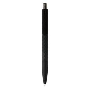 Penna nera X3 smooth touch - personalizzabile con logo