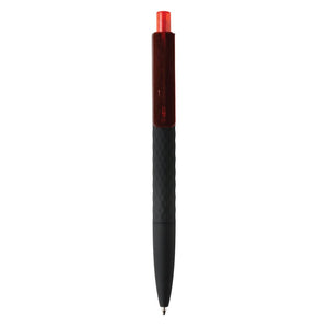 Penna nera X3 smooth touch - personalizzabile con logo