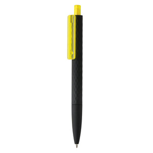 Penna nera X3 smooth touch - personalizzabile con logo