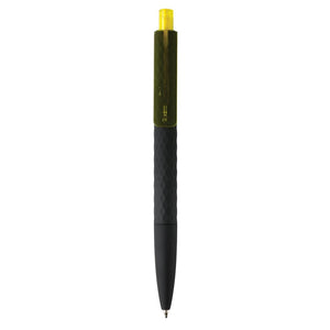 Penna nera X3 smooth touch - personalizzabile con logo