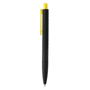 Penna nera X3 smooth touch - personalizzabile con logo