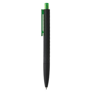 Penna nera X3 smooth touch - personalizzabile con logo