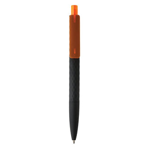 Penna nera X3 smooth touch - personalizzabile con logo