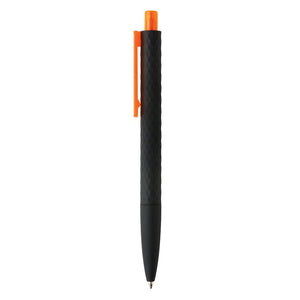 Penna nera X3 smooth touch - personalizzabile con logo