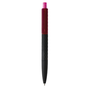 Penna nera X3 smooth touch - personalizzabile con logo