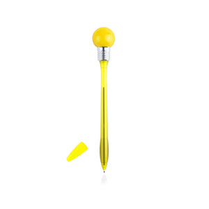 Penna Nicky giallo - personalizzabile con logo