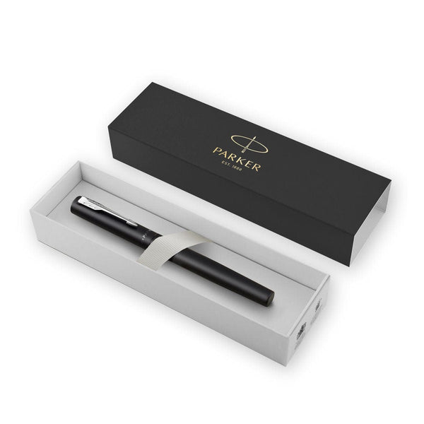 Penna Parker Roller Vector XL color argento - personalizzabile con logo