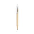 PENNA PIXEL RECYCLED - Dettagli bianchi beige - personalizzabile con logo