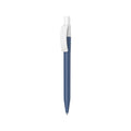 PENNA PIXEL RECYCLED - Dettagli bianchi blu - personalizzabile con logo