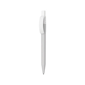 PENNA PIXEL RECYCLED - Dettagli bianchi grigio - personalizzabile con logo