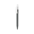 PENNA PIXEL RECYCLED - Dettagli bianchi nero - personalizzabile con logo