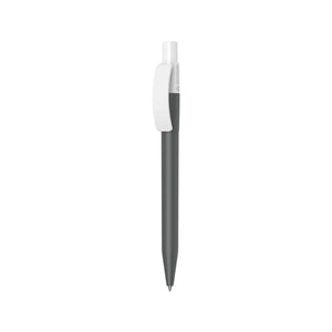PENNA PIXEL RECYCLED - Dettagli bianchi nero - personalizzabile con logo