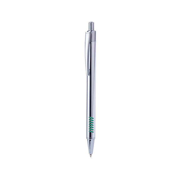 Penna Ploder verde - personalizzabile con logo