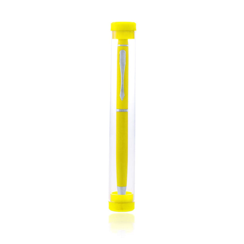 Penna Puntatore Touch Bolcon giallo - personalizzabile con logo