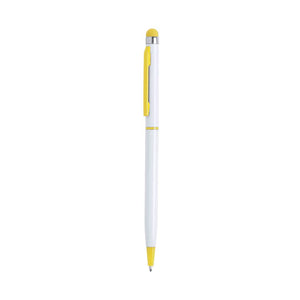 Penna Puntatore Touch Duser giallo - personalizzabile con logo