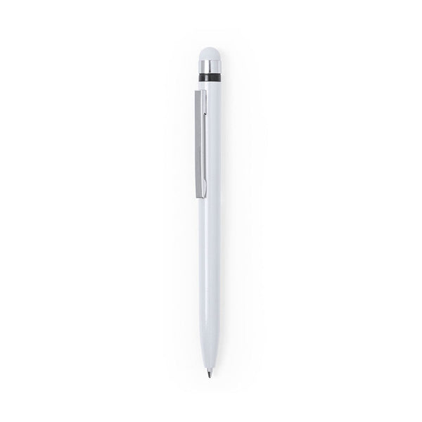 Penna Puntatore Touch Haspor bianco - personalizzabile con logo