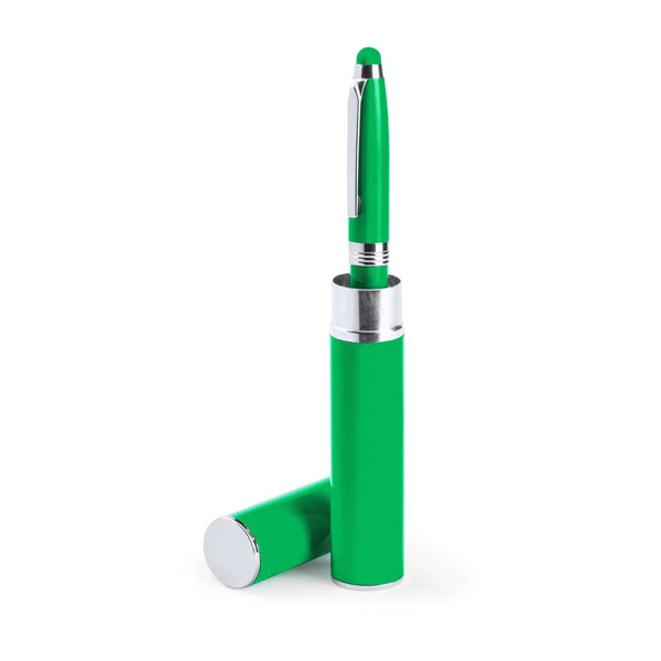 Penna Puntatore Touch Hasten verde - personalizzabile con logo