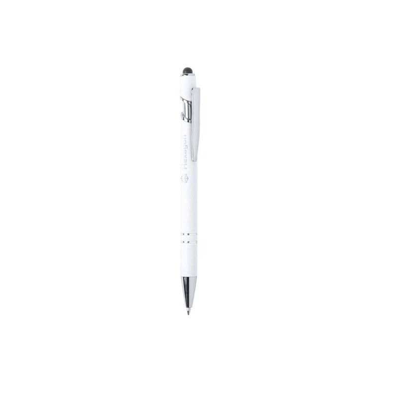 Penna Puntatore Touch Lekor bianco - personalizzabile con logo