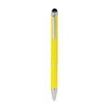 Penna Puntatore Touch Lisden giallo - personalizzabile con logo