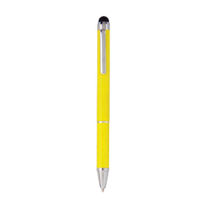 Penna Puntatore Touch Lisden giallo - personalizzabile con logo