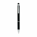 Penna Puntatore Touch Lisden nero - personalizzabile con logo