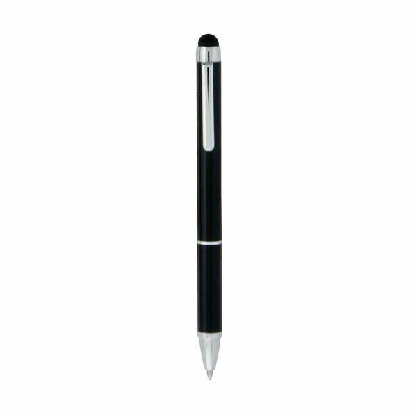 Penna Puntatore Touch Lisden nero - personalizzabile con logo