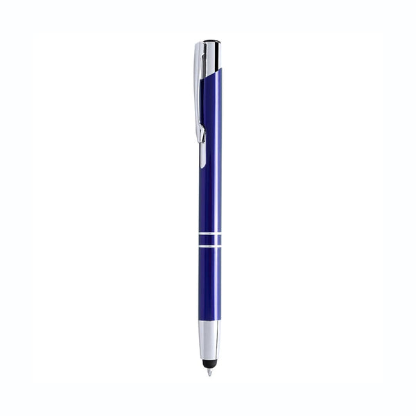 Penna Puntatore Touch Mitch blu - personalizzabile con logo