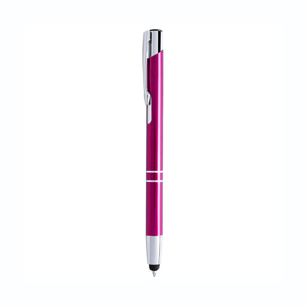 Penna Puntatore Touch Mitch fucsia - personalizzabile con logo