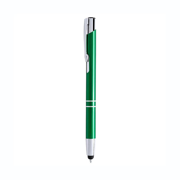 Penna Puntatore Touch Mitch verde - personalizzabile con logo