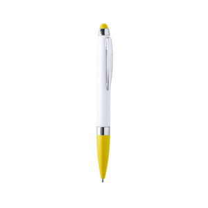 Penna Puntatore Touch Monds giallo - personalizzabile con logo