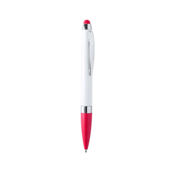 Penna Puntatore Touch Monds rosso - personalizzabile con logo